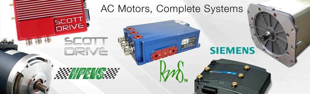 AC Motors - Complete Kits From HPEVS