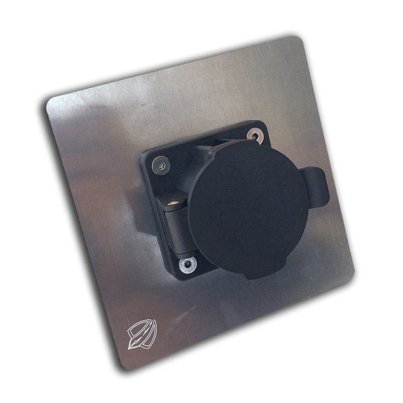 J1772 Inlet Mounting Plate for Charging Receptacle