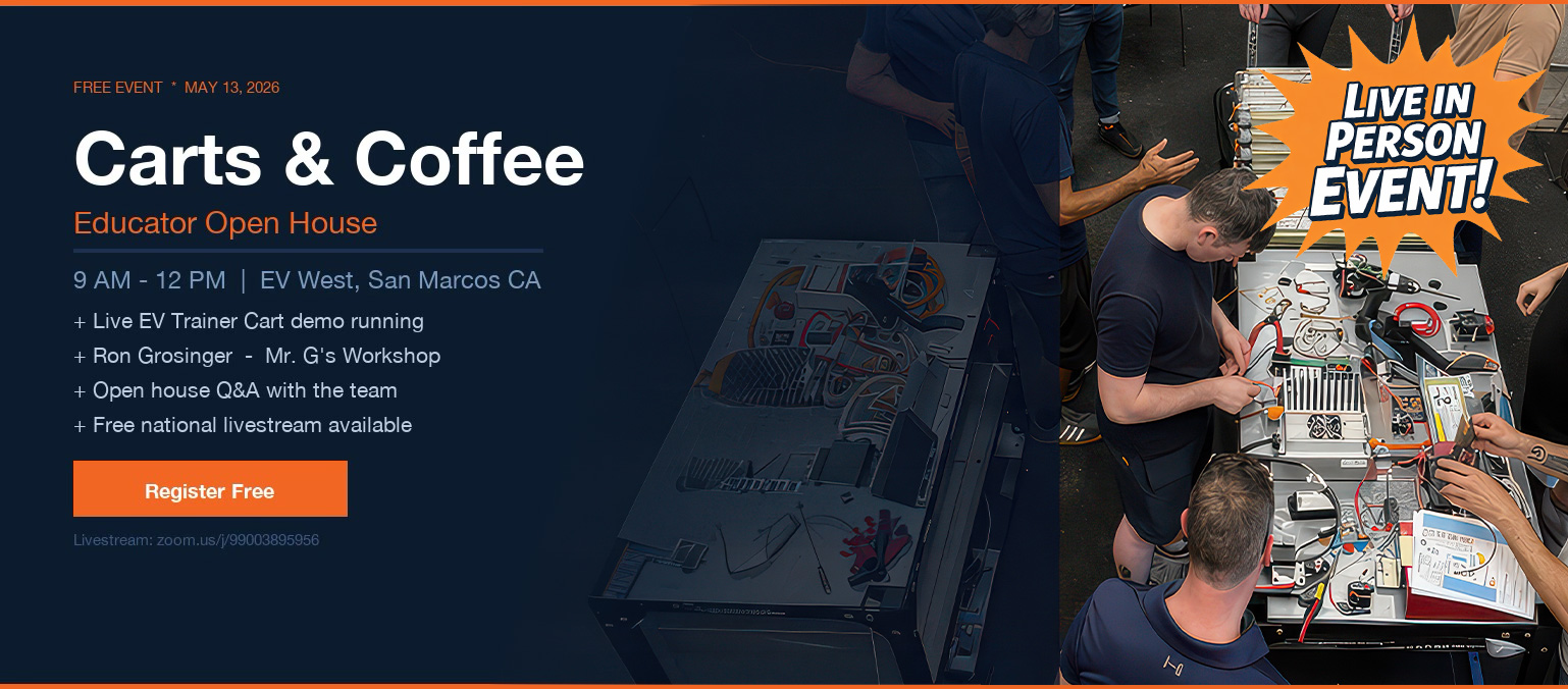 Carts and Coffee Banner